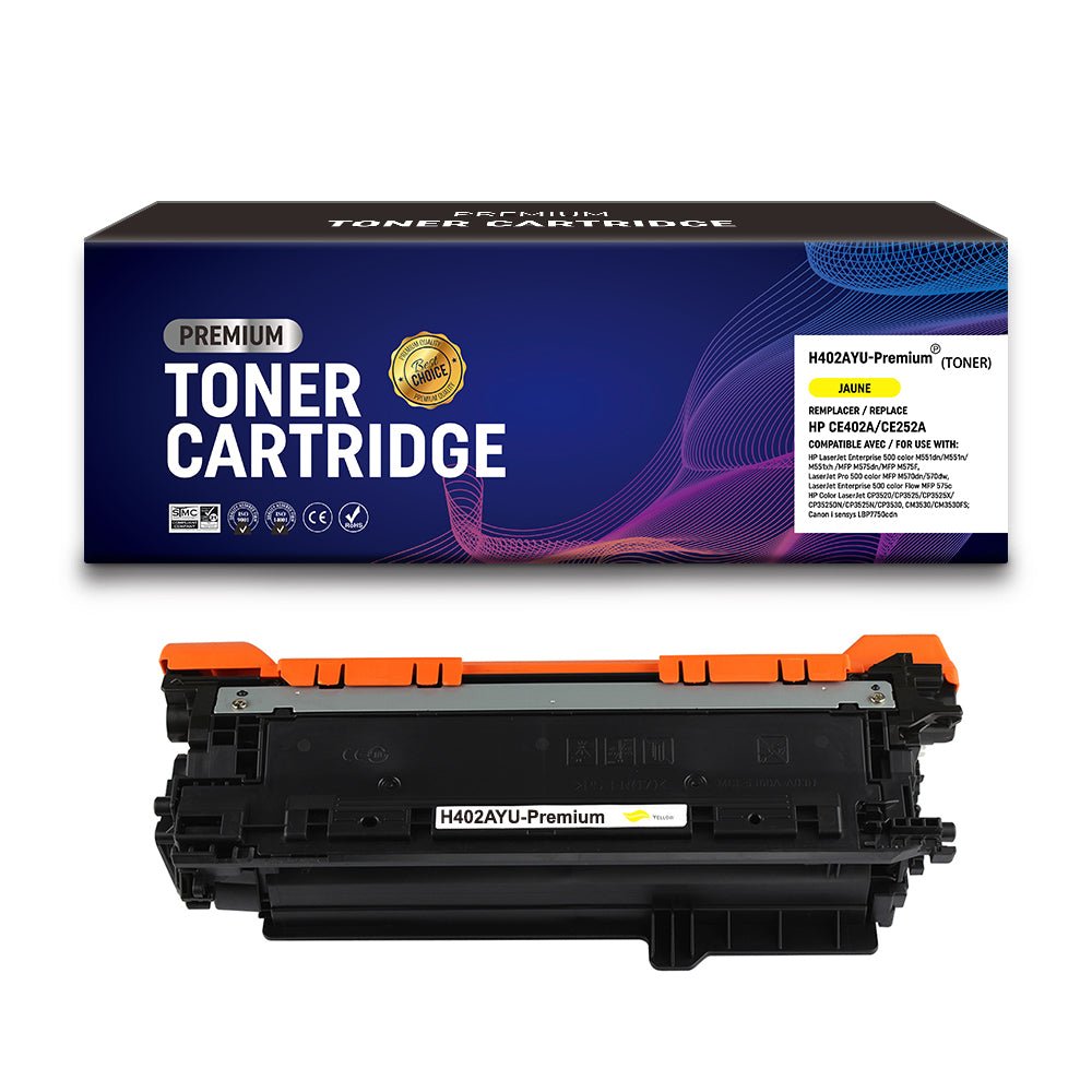 Cartouche de toner Compatible HP CE402A/CE252A Jaune 7000pages - KERA FRANCE Cartouche de toner Compatible HP CE402A/CE252A Jaune 7000pages - KERA FRANCE